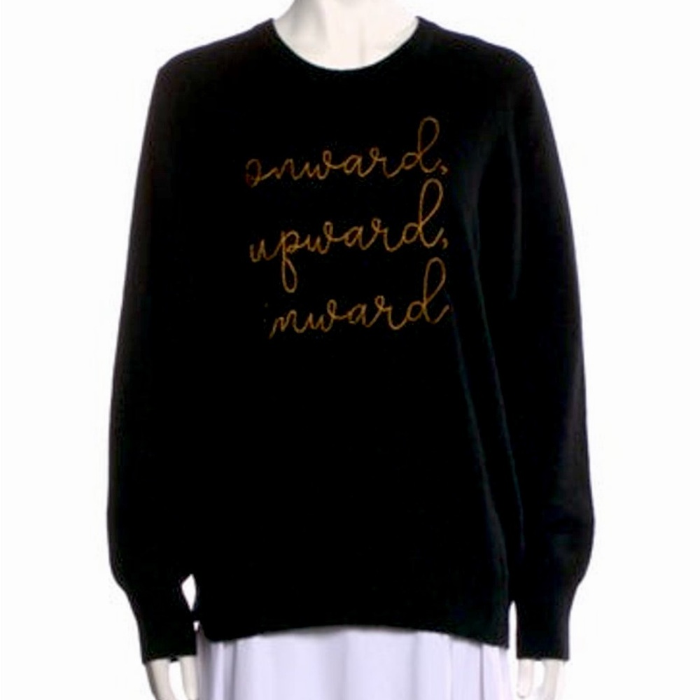 Naadam Cashmere Graphic Print Sweater w/ Tags
Size Large